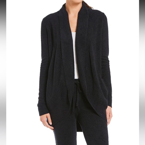 Barefoot Dreams Sweaters - Barefoot Dreams Black Cozy Cardigan